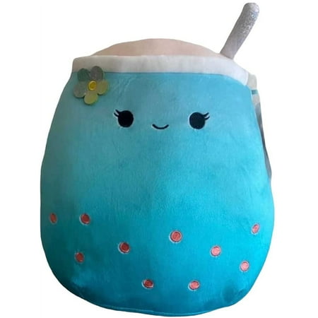 Squishmallows Official Kellytoy 11 Inch Soft Plush Squishy Toy Animals (Jakarria The Blue Boba Tea)