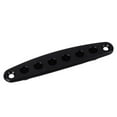 thumbnail image 1 of Guitar String Through Plate, Electric Guitar Bridge String Mounting Ferrules Thru Body Ferrule Bushing Plate Zinc Alloy for Electric Bass Guitar Parts, 1 of 7