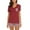 Red, variant on Pajama Set for Women Shorts Sleepwear Soft Summer Loungewear, Two-piece Suit