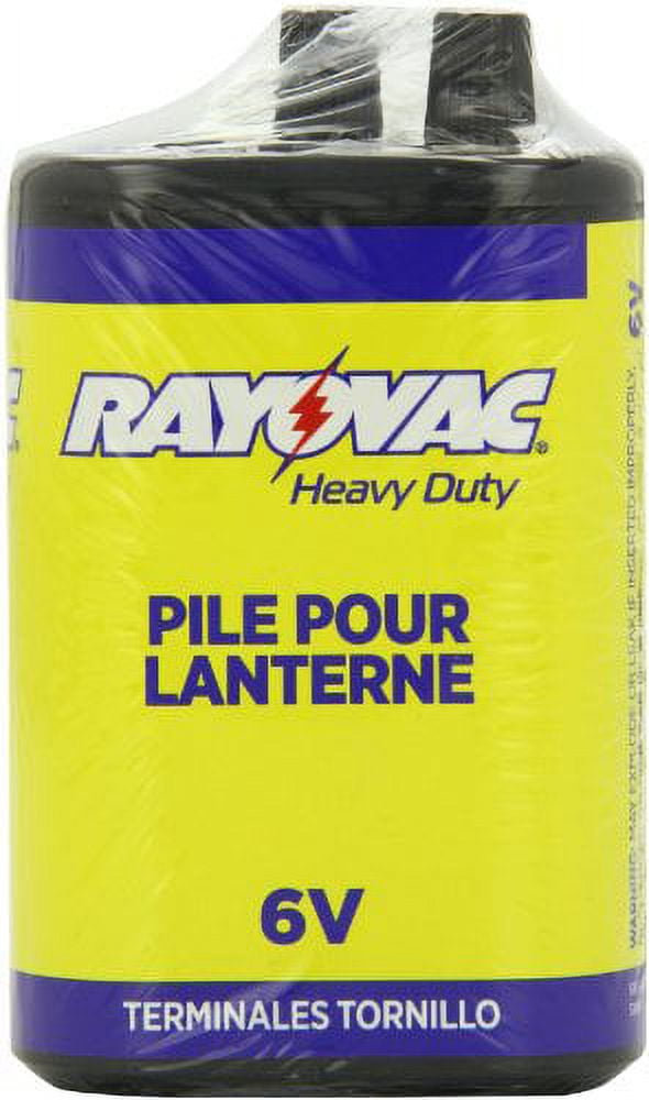 Rayovac - 6 Qty 1 Pack Size D, Carbon Zinc, Standard Battery - 00567024 -  MSC Industrial Supply