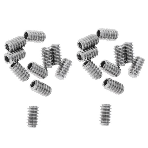20 Piezas de Tornillos de Sujeción Inoxidables y Anticorrosión y Conveniente de Usar Perfecto Accesorio de Tabs de Surf Macarena Tornillos para tabla de surf