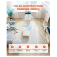 thumbnail image 4 of Portable Air Conditioner & Heater Combo 14000 BTU, 5-in-1 Cooling Unit, LED Touch Panel, 24h Timer, Fan & Sleep Mode for Indoor Rooms, 4 of 9