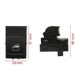 thumbnail image 4 of Botón de Interruptor de elevalunas Delantero derecho Yuxing F20 F30 F35 X1 X3 X5 X6 61319208107 Negro, 4 of 5