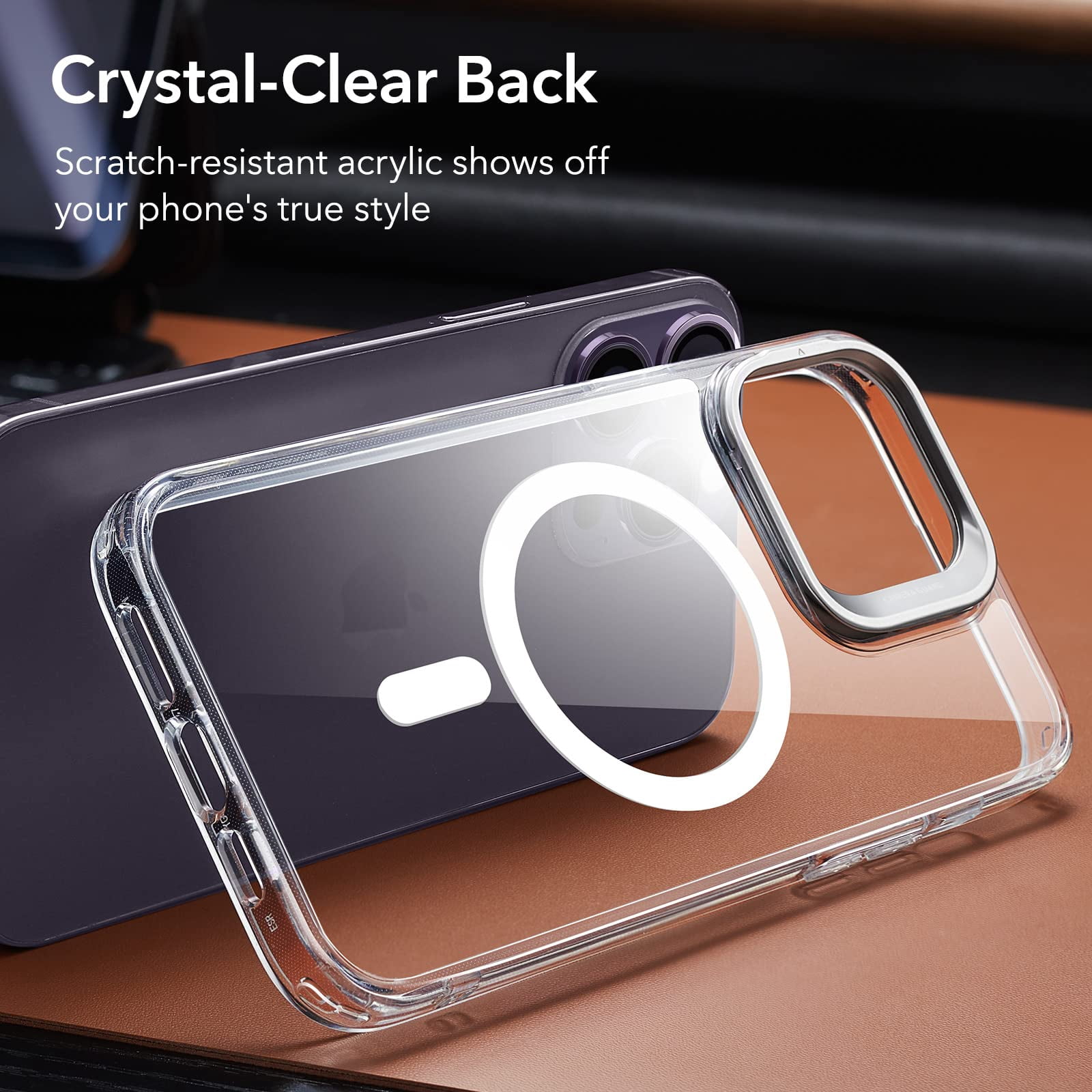 Esr For 14 Pro Max Case  Compatible With Magsafe Built-in Stash Stand Clear Phone 14 Military-grade Protection Magnetic Classic Series