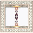thumbnail image 6 of Metal Light Switch Plate Cover Elegant Beige Mandala Floral Rug Tile Pattern TIL071, 6 of 13