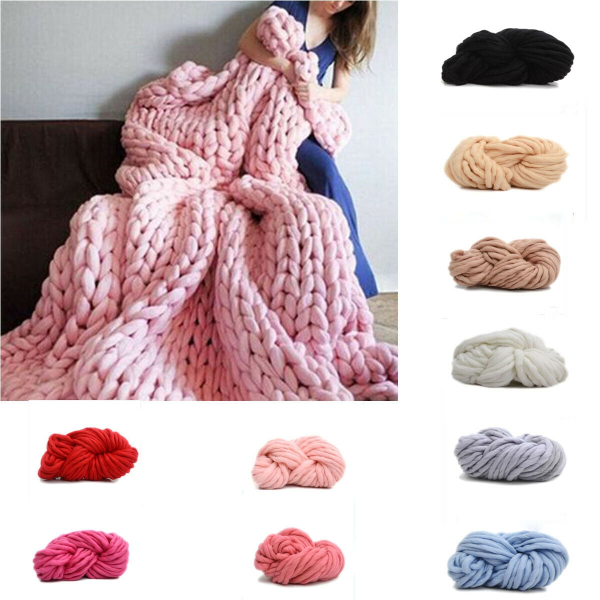 super bulky wool yarn