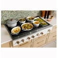 thumbnail image 5 of Cafe 48" Commercial Style Gas Rangetop with 6 Burners and Integrated Griddle (Natural Gas) - CGU486P2TS1, 5 of 5