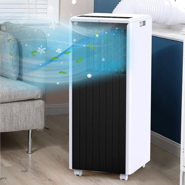 Ourlova Portable Air Conditioner 5,000 BTU (8,000 BTU ASHRAE) with Remote & Window Kit for Space up to 350 Sq Ft