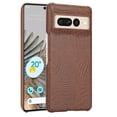 thumbnail image 1 of Crocodile Pattern Leather Case Compatible With Google Pixel 7 Pro/pixel 7 Matte Soft Slim Full Cover, 1 of 3