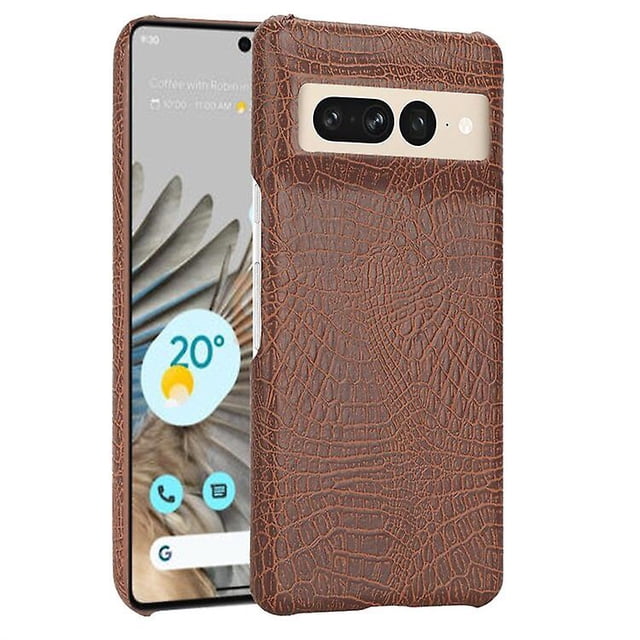 Crocodile Pattern Leather Case Compatible With Google Pixel 7 Pro/pixel 7 Matte Soft Slim Full Cover