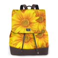 thumbnail image 1 of Balery 3D Sunflowers Mochila de Cuero para Mujeres, Gran Capacidad, Bolsa de Viaje Multifuncional, Mochila de Cuero y Bolsa de Hombro para Mujeres, 1 of 4