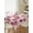 Crimson Pink Snow, variant on Strawberry Table Cloth, Pink Spring Summer Rustic Floral Fruit Waterproof Tablecloth for Rectangle Tables, Reusable Washable Fabric Table Cover for Restaurant Kitchen Dining Tables 60"x84"