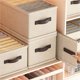 thumbnail image 4 of Organizador de ropa XIAOLE, plegable, con compartimentos lavables y compartimentos para guardar ropa, vaqueros, pantalones, suéteres, 9 compartimentos, gran capacidad, color beige., 4 of 6
