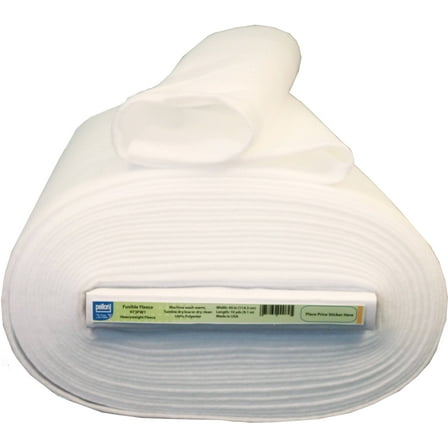 Pellon 973F Fleece Fabric, White 45" x 10 Yards by the Bolt