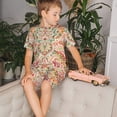 thumbnail image 4 of Balery Indian Paisley 1 Conjunto de Pijama Infantil de Manga Corta con Estampado – Ropa de Dormir de Algodón Suave-3X-Large, 4 of 6