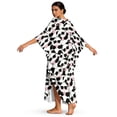thumbnail image 3 of DISNIMO Cute Panda Printed Kaftan Dresses for Women V-neck Batwing Sleeve Swimsuit Coverup Plus Size Long Caftan Dress Loose Fit Bathing Suit Cover up, 3 of 7