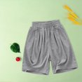 thumbnail image 4 of Ruyang Boys Girls Baggy Athletic Shorts Summer Pull On Elastic Waist Soft Comfort Daily Bottoms Causal Jogger Shorts, 4 of 7