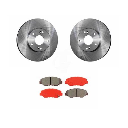 Front Semi Metlic Brake Pads & Rotors For Accord CR-Z Civic Element Fit ILX K8S