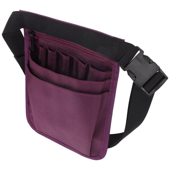 NIAIZEK Nurse Tool Belt Purple Nylon Portable Organizer for Work Storage