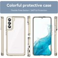 thumbnail image 6 of Case for Samsung Galaxy S23 Phone Case Slim Dropproof [Defend from Drop/Scratch/Slip/Fingerprint] Clear Acrylic Hard Back Soft TPU Bumper Hybrid Phone Cover for Samsung Galaxy S23-Crystal Black, 6 of 16