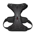 thumbnail image 5 of Lsque Black Spider On Web Dog Harness, No-Pull Pet Harness with 2 Leash Clips, Adjustable Soft Padded Dog Vest with Easy Control Handle for Large Dogs-Medium, 5 of 9