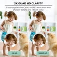 thumbnail image 3 of Merkury Smart 2K Auto-Follow Indoor Cameras with Motion Tracking, 2 Pack, 3 of 11