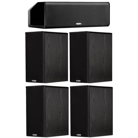Cs10 Stereo - Polk Audio Bundle: TSi200 Bookshelf Speakers Two Pair, and CS10 Center Channel Speaker in Black