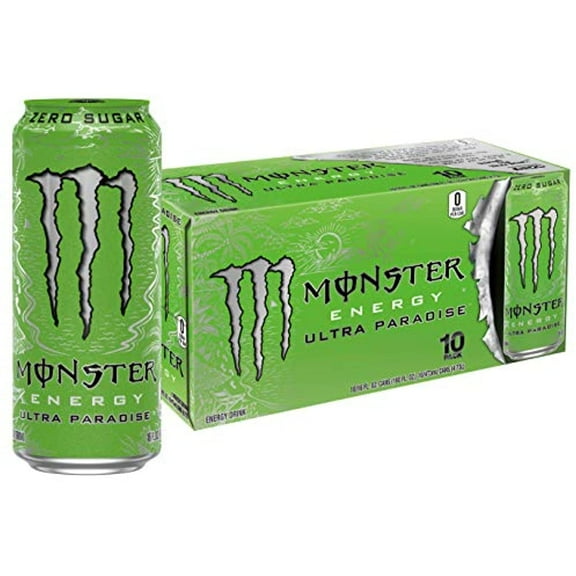 Monster Energy Drink, Ultra Paradise, 16 Fl Oz (Pack Of 10)
