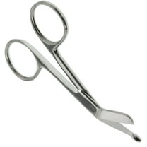KUTZ 3.5" (8.9 cm) Stainless Steel Blunt-End Bandage Scissors | Safety Tip | Rust-Resistant | Safe Bandage Removal Tool