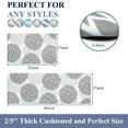 thumbnail image 3 of MeyJey Kitchen Rug Set, 2 Piece Anti Fatigue Non-Slip Waterproof Home Kitchen Mat Runner, Gray/White, 3 of 8