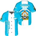 thumbnail image 3 of 2024 Summer Cross-border New Men's Baseball Shirt Honduras Flag Baseball Jersey 3D Print, 3 of 5