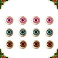 thumbnail image 4 of Couleurs Assorties Durables Résine Ronde Faux Yeux de Poupée pour Bricolage et Décoration Maison 30 Pcs 20MM, 4 of 8