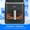 thumbnail image 4 of Midea Air Fryer, 7.8 Qt, X-Cyclone Rapid Air Technology, 9-In-1 Presets, Fav Function, Black, 4 of 9