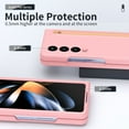 thumbnail image 7 of TECH CIRCLE for Samsung Galaxy Z Fold 4 with S Pen Holder & S Pen, Ultra-Thin Frosted Hard PC Shockproof Drop Full Body Protective Phone Case Cover for Samsung Galaxy Z Fold 4 7.6" 2022, Pink, 7 of 7