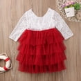 thumbnail image 2 of Enfants Bébé Filles Backless Dentelle Fleur Robe Parti Bal Demoiselle d'Honneur Parti Robes de Concours, 2 of 5