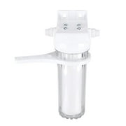 10" Clear Standard Whole House Water Filter System with Sediment Filter G1/2 Connection