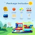 thumbnail image 4 of COCLUB Inflatable Bounce House for Kids 3-6 | Indoor/Outdoor Bouncy Castle with Blower, Slide & Ball Pit – 50 Balls Included (10.5ft x 13.4ft), 4 of 7