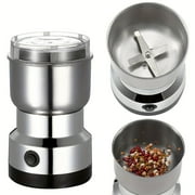 Electric Coffee Grinder and Spice Grinder, Stainless Steel Coffee Bean Grinder Herb Grinder for Spices with Stainless Steel Blades Removable Clear Cover