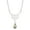 Green, variant on Celtics Knot Pendant Necklace Pearl Crystal Rhinestone Chain Choker Necklaces