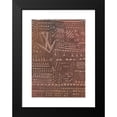 thumbnail image 2 of Paul Klee 14x18 Black Modern Framed Museum Art Print Titled - In the Manner of a Leather Tapestry (1925), 2 of 5