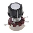 thumbnail image 1 of Replacement 6mm Shaft Dia 470K Ohm 2W Pots Potentiometer w Knob, 1 of 4