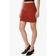 thumbnail image 4 of TheMoogan Women's Basic Stretch Cotton High Waist Double Layer Tube Mini Skirt, 4 of 7
