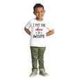 thumbnail image 3 of I Put the Awe in Awesome Funny Cute Toddler Boy Girl T Shirt Infant Toddler Brisco Brands 12M, 3 of 6