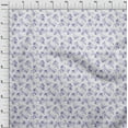 thumbnail image 4 of oneOone Rayon Medium Blue Fabric Floral Craft Projects Decor Fabric Printed By The Yard 56 Inch Wide, 4 of 4