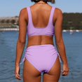 thumbnail image 2 of New & Trending NMMUED Bikini Sets for Women, String Bikini, Full Coverage Bikini, Bathing Suit for Women Bikini, Mid Rise Bikini Sets for Women, Purple XXL, 2 of 6