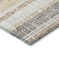 thumbnail image 3 of Addison Rugs Chantille Indoor/Outdoor Transitional Stripes Gray Machine Washable Rectangle Rug, 8' x 10', 3 of 8