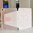 thumbnail image 4 of Cartoon Hello Kitty iPad Case Cute Acrylic With Pen Slot Cover, 4 of 6