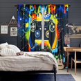 thumbnail image 3 of Gaming Curtains for More Thick And Blockout Video Game Curtains Gifts for Gamer Living Room Bedroom Decor 2 Panel Set, 41"x63", 3 of 6