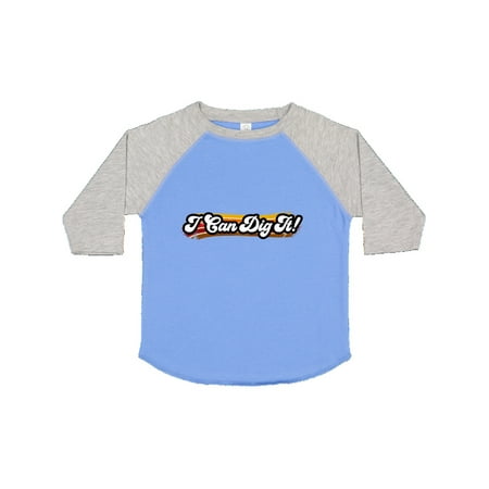 

Inktastic I Can Dig It! on Retro Stripe Gift Toddler Boy or Toddler Girl T-Shirt