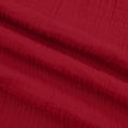 thumbnail image 6 of Lutiedan Button Down Shirts for Girls Classic Long Sleeve Collared Shirt Casual Solid Color Texture Cardigan Size 3-14,Wine, 6 of 8